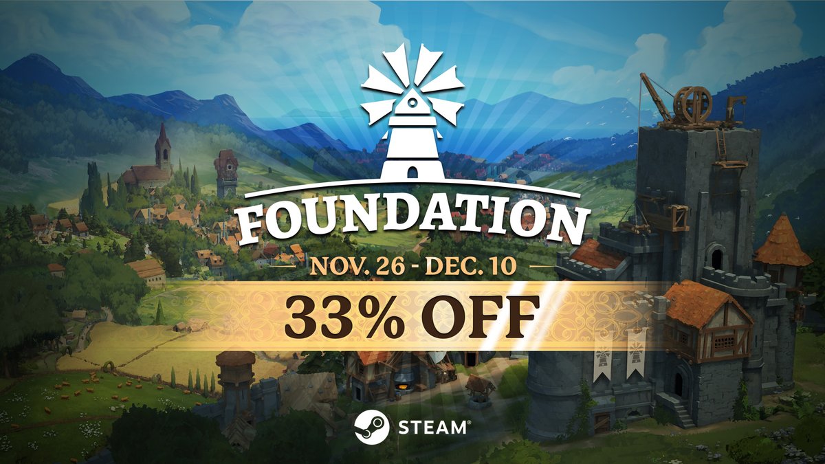 Update 1: Quality of Life Update for Foundation is Now Live! 🎉

Jump into an even smoother medieval city-building experience with 33% OFF right now on Steam!

#FoundationGame #CityBuilder #PCGaming #BlackFridaySale