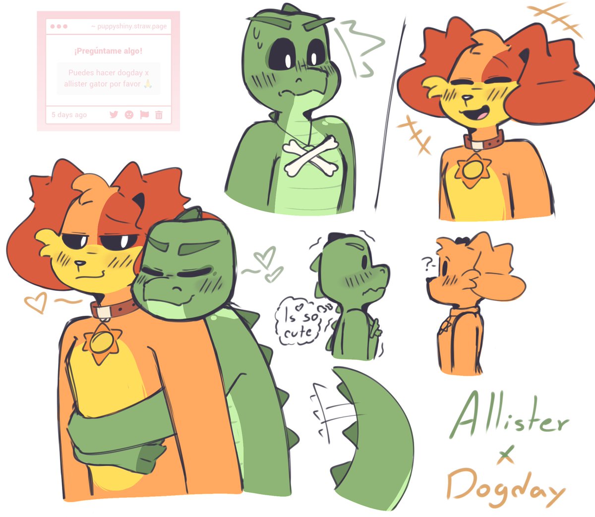 ☀️-🦴 :3

#dogday x #allistergator #suncross #SmilingCritters #NightmareCritters #PoppyPlaytime