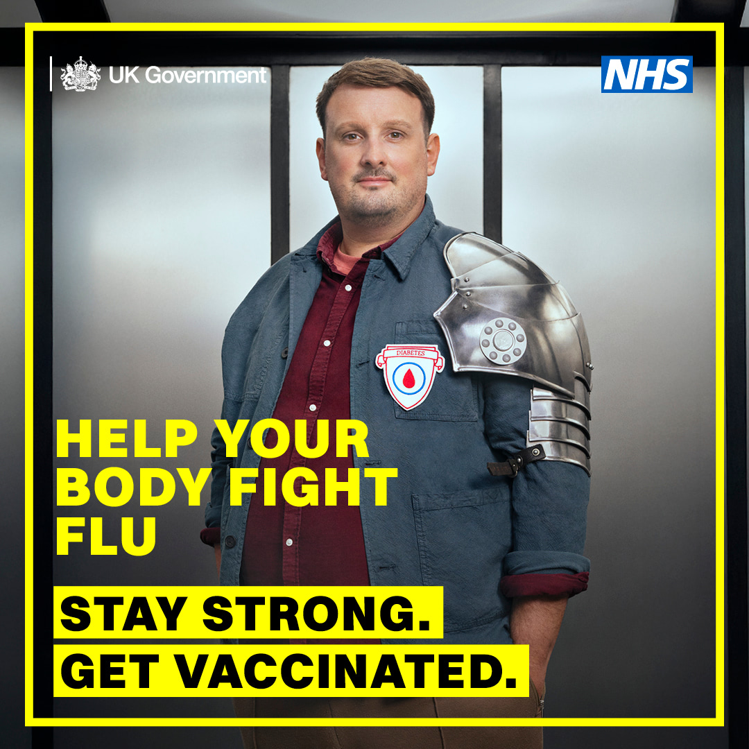 SloughCouncil's tweet image. Give yourself the best protection with a flu vaccine, it’s just like protective armour. 🛡💉
Stay strong. Get vaccinated.
orlo.uk/bwXws