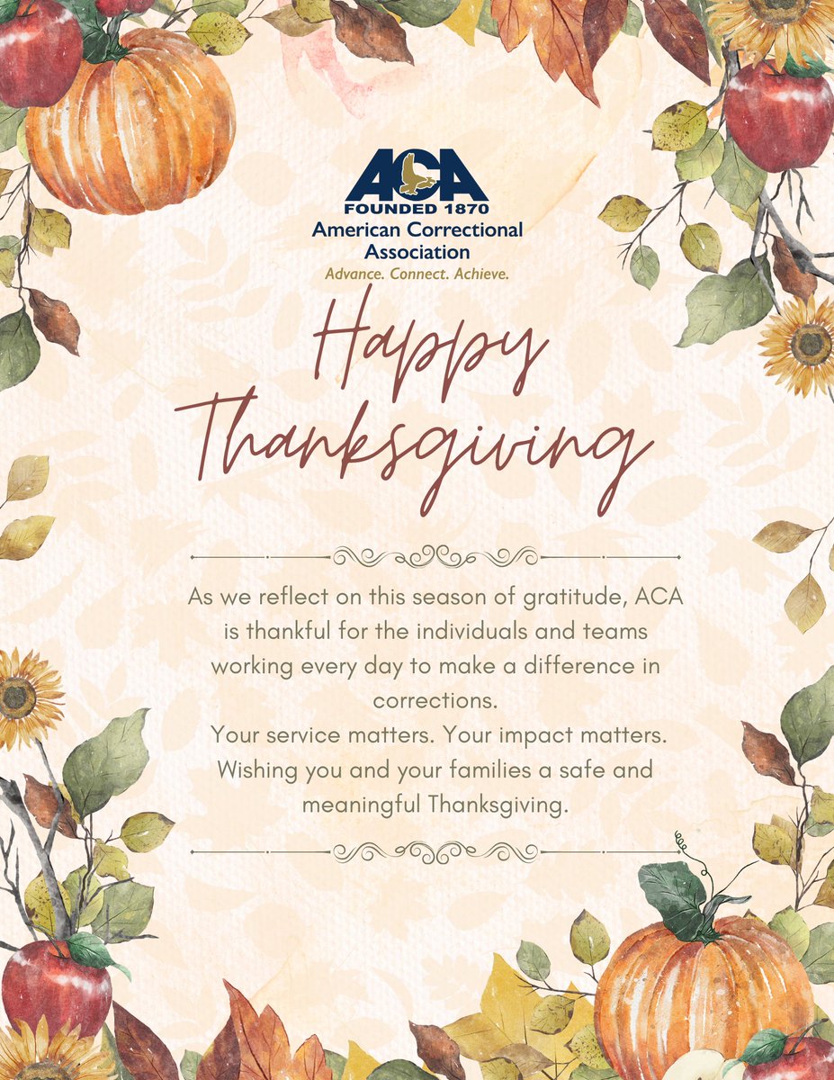 American Correctional Association tweet media