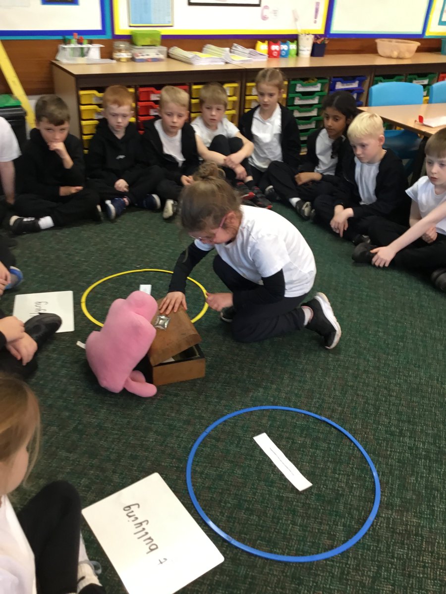 DaneRoydY2's tweet photo. In PSHE today we looked at different scenarios and discussed whether they were or were not examples of bullying. We also thought about how it might feel to be bullied and thought again about how we can use our #PowerForGood ⚡️ @DaneRoydSchool #DaneRoydPSHE https://t.co/mKkg0dHWI5