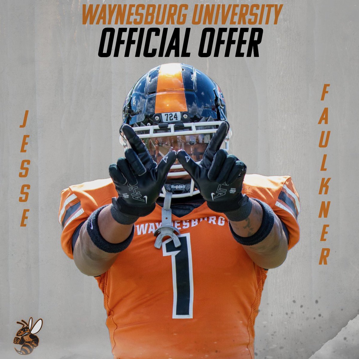 jfaulkner247's tweet photo. Blessed to receive my 3rd offer to play at @Waynesburg_FTBL 
@CoachPHamilton @Coach_PThompson @Dulaneyftball https://t.co/MV4CMQw506