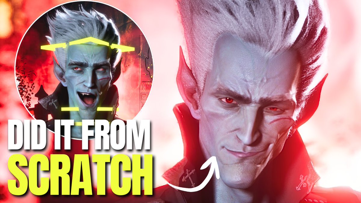 _MrNunez_'s tweet image. Built from scratch 🧛‍♂️Sculpted in ZBrush, detailed in CC5, groomed in XGen, animated in Unreal Engine 5.7.  Custom vampire. Real-time. No Metahuman.  #UnrealEngine5 #ZBrush #CharacterCreator5 #XGen #RealtimeRendering #DigitalHumans #StylizedCharacter #UE