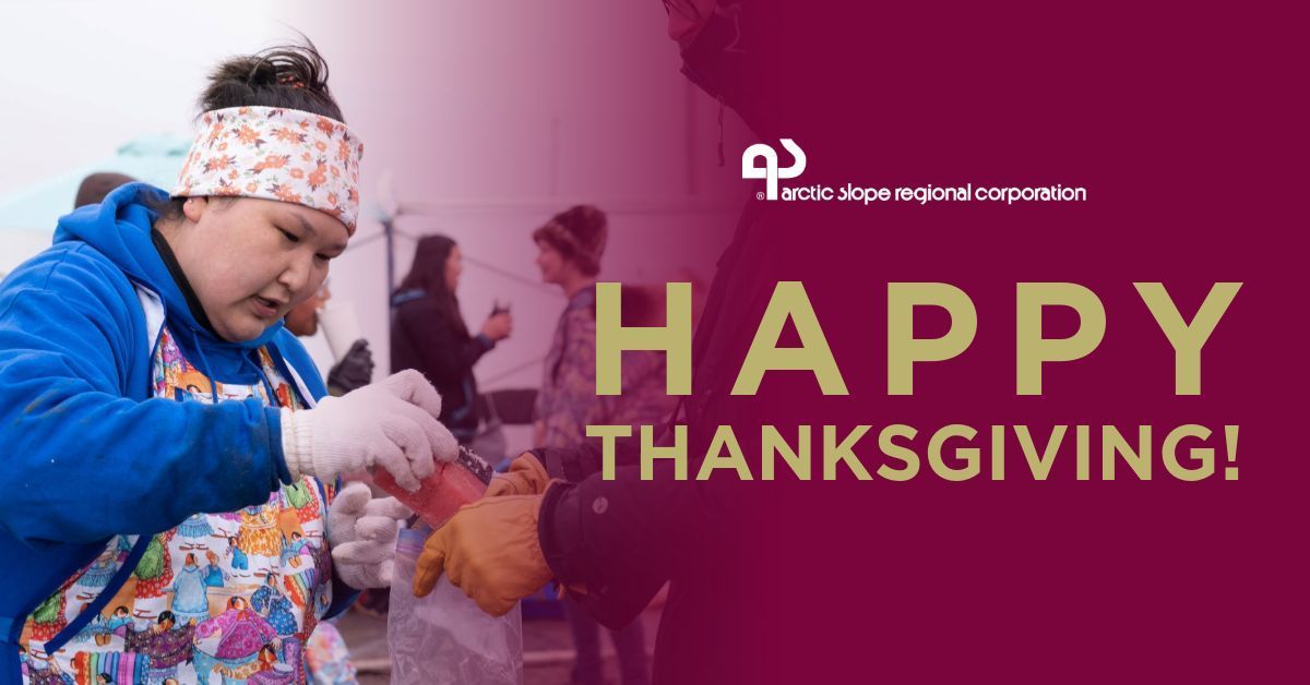 Happy Thanksgiving! Our ASRC family wishes you and your family a wonderful holiday. 

ASRC Corporate offices, VRR offices, and Stock Department will be closed on November 27 and 28 for the holiday. Offices will reopen on Monday, December 1.