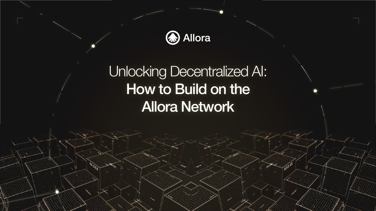 AlloraNetwork's tweet photo. The Allora Network is a decentralized AI ecosystem breaking down traditional, siloed AI environments.

It enables open access &amp; transparency, allowing developers to share models, data, and insights, with fair rewards.

Here's how to start building on the Allora Network 🧵👇 https://t.co/KqmsHMwpwN