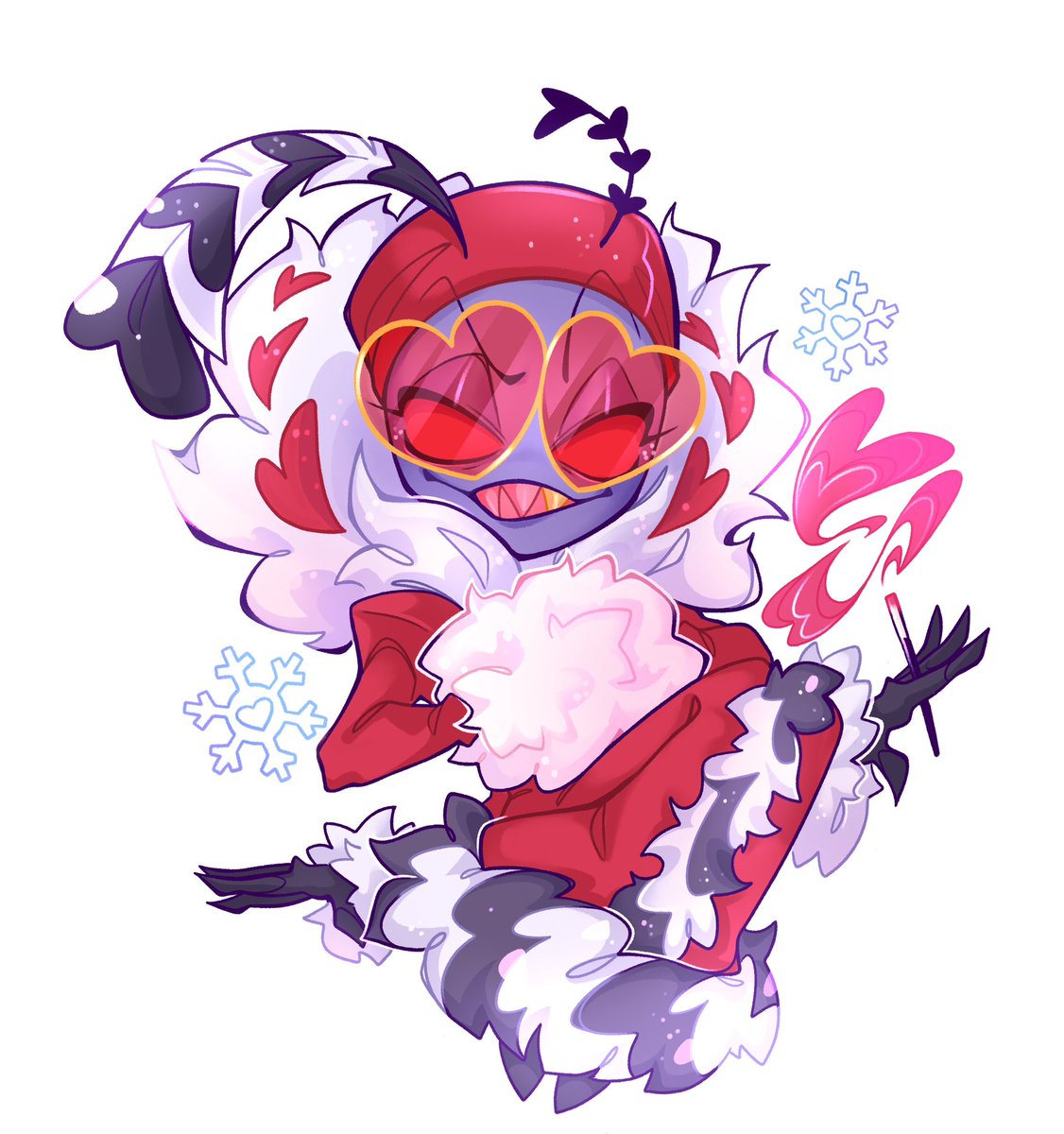 done with this diva !! 💞🦋❄️ 
I should do matching vox 📺

#HazbinHotelValentino