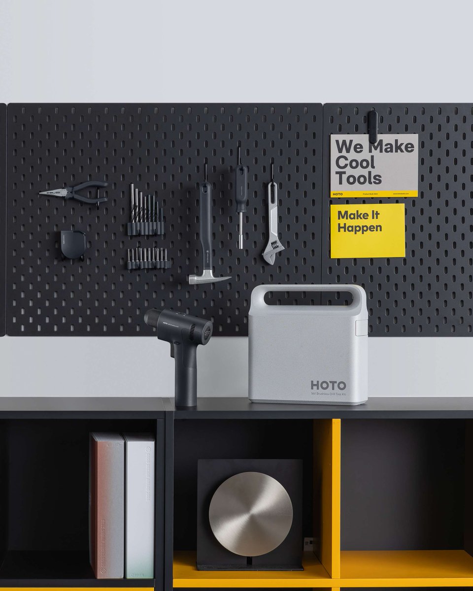 hoto_official's tweet image. The newly upgraded HOTO Drill Tool Set features eco-friendly materials, more powerful performance, and a refined, more comfortable grip. 

Now live on the HOTO Official Store.

#HOTOTools #DesignedbyHOTO #MakeItBetter #Drill #HOTODrill #Tools #DIY