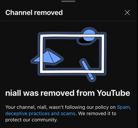 niallniallyt's tweet image. YouTube is mistreating me to an inhumane degree.

I want anyone viewing this to read this, its an undeniable appeal because of its concrete evidence;  examples of MRBEAST (450M subscribers) doing the same thing that terminated me overnight, alongside 2 reinstated creators who…