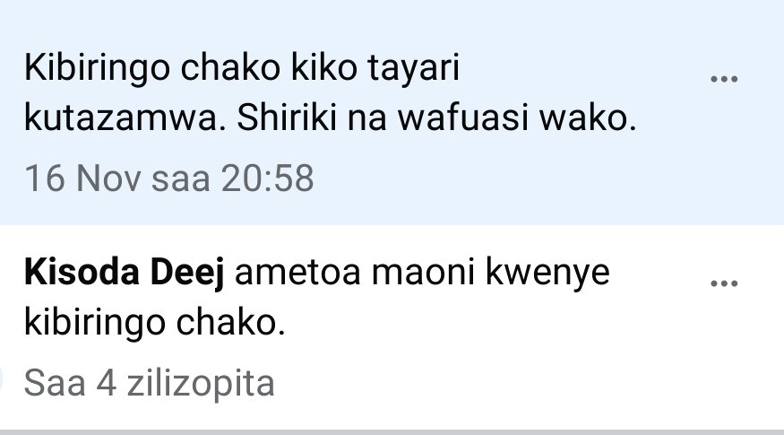 Kibiringo!!! 😅

Kiswazi ni kigumu sana asee... hii ndio reel
