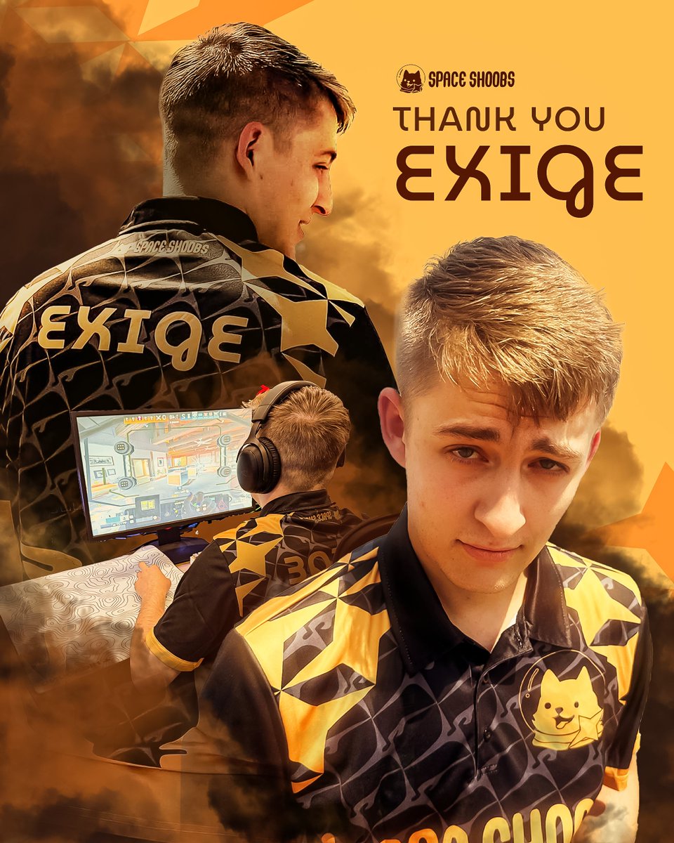 One whole year of Shoobin it. Thank you <a href="/ExigeR6/">Exige</a> .

As you may know, Jake is retiring his IGL position on SpaceShoobs. We support his decision and are so thankful for everything he brought to our organization.

We truly couldn't have asked for a better leader to guide our R6