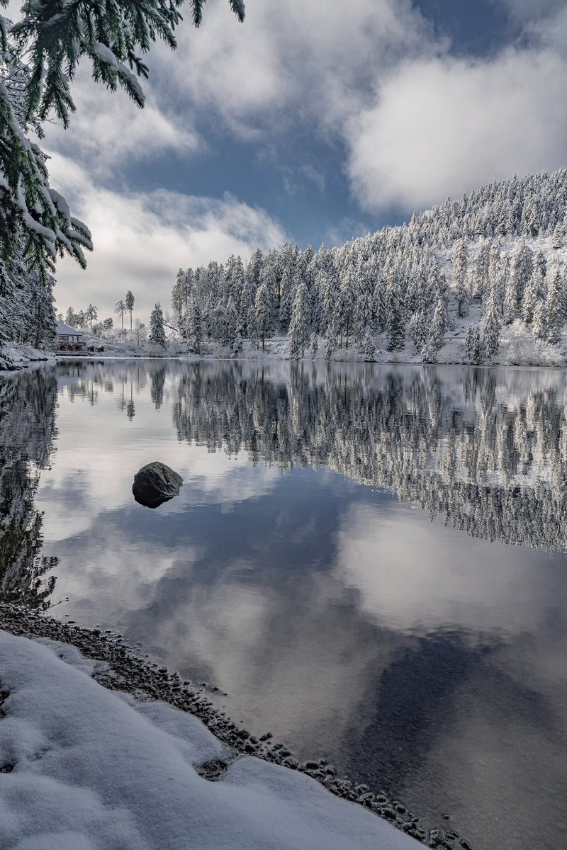 CedricSchell's tweet image. Il est possible de voir ce type de paysage à moins d’une heure de Strasbourg. 
(En ce moment même) 27.11.25