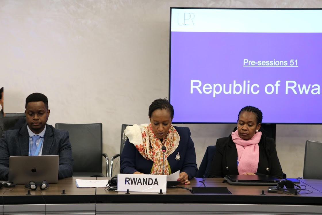 RwandaInGeneva's tweet image. Rwanda participated in the #UPR Pre-Session ahead of its 4th Review, set for January 2026. Ambassador @UrujeniB highlighted ongoing legal and institutional reforms, strengthened justice and human rights safeguards, cooperation with UN mechanisms, and Rwanda’s commitment to