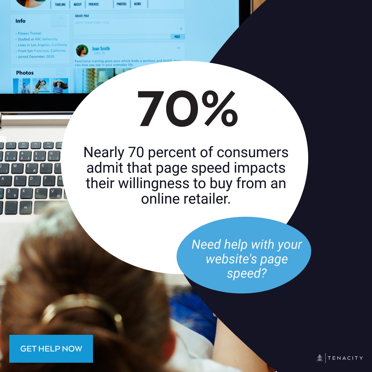 tenacityio's tweet image. Nearly 70 percent of consumers admit that page speed impacts their willingness to buy from an online retailer. | @Shopify #pagespeed
Need help improving your website&apos;s speed? We&apos;re here for you! Follow link for more info: tenacity.io/services/page-…