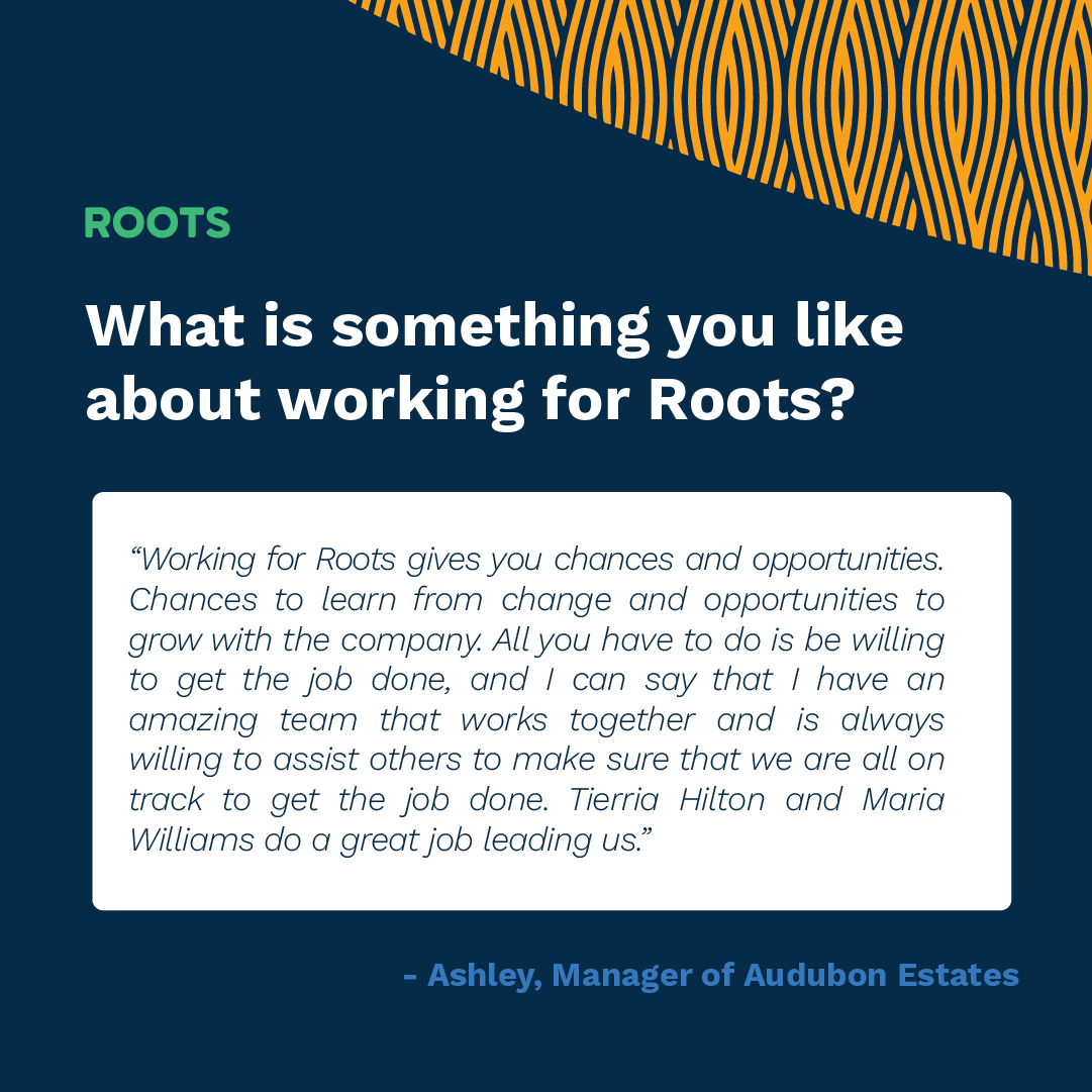 Roots_MG's tweet image. Ashley at Audubon Estates shares how Roots empowers teams to learn, grow, and succeed together.  

See Audubon Estates here: hubs.li/Q03Ptgqr0 🤝🌱

#CommunityManagement #McDonoughRealEstate #AffordableHousing #ManufacturedHome #WeAreRooted