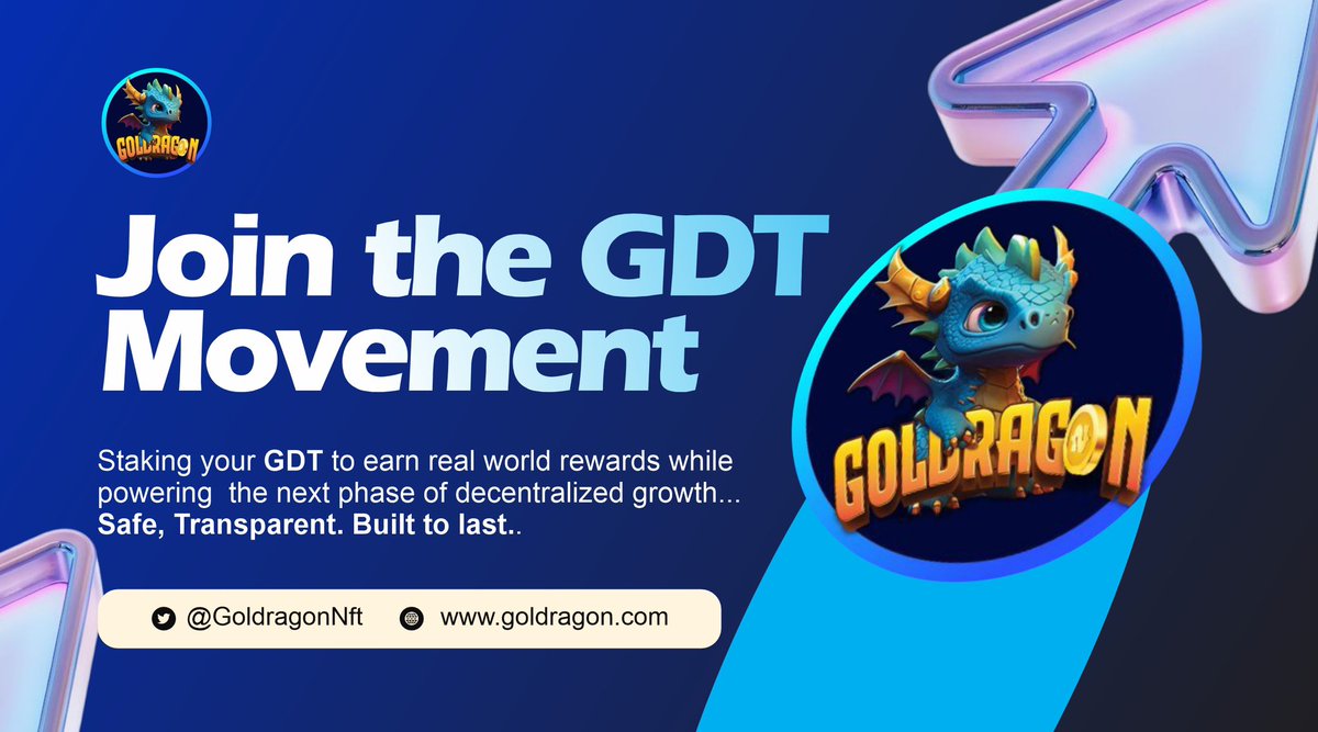 Gaming hits different when your rewards actually hold value in NFTs🎮

<a href="/GoldragonNft/">Goldragon</a> lets you stake GDT, mint Yield NFTs, earn weekly RWA-backed rewards, and unlock early PvP access.

Play smarter, earn real 👉 goldragon.io

#Goldragon #GameFi #Coinstore
<a href="/CoinstoreExc/">Coinstore</a>