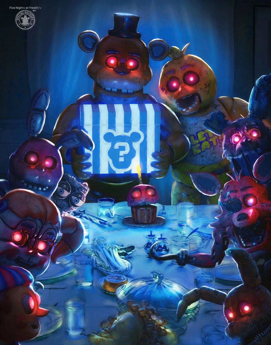 JonnyBlox's tweet image. Happy Thanksgiving from our Fazbear family to yours! 🐻❤️

What are you most thankful for this holiday season?

#fnaf #fivenightsatfreddys