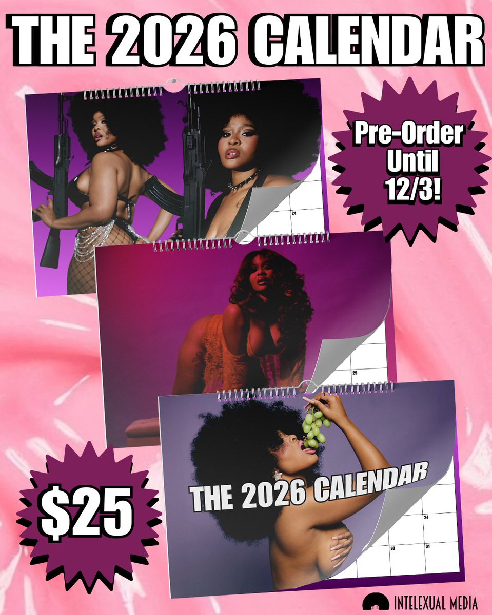 Shop my newest calendar until December 3 ❤️ intelexualmedia.com/category/all-p…