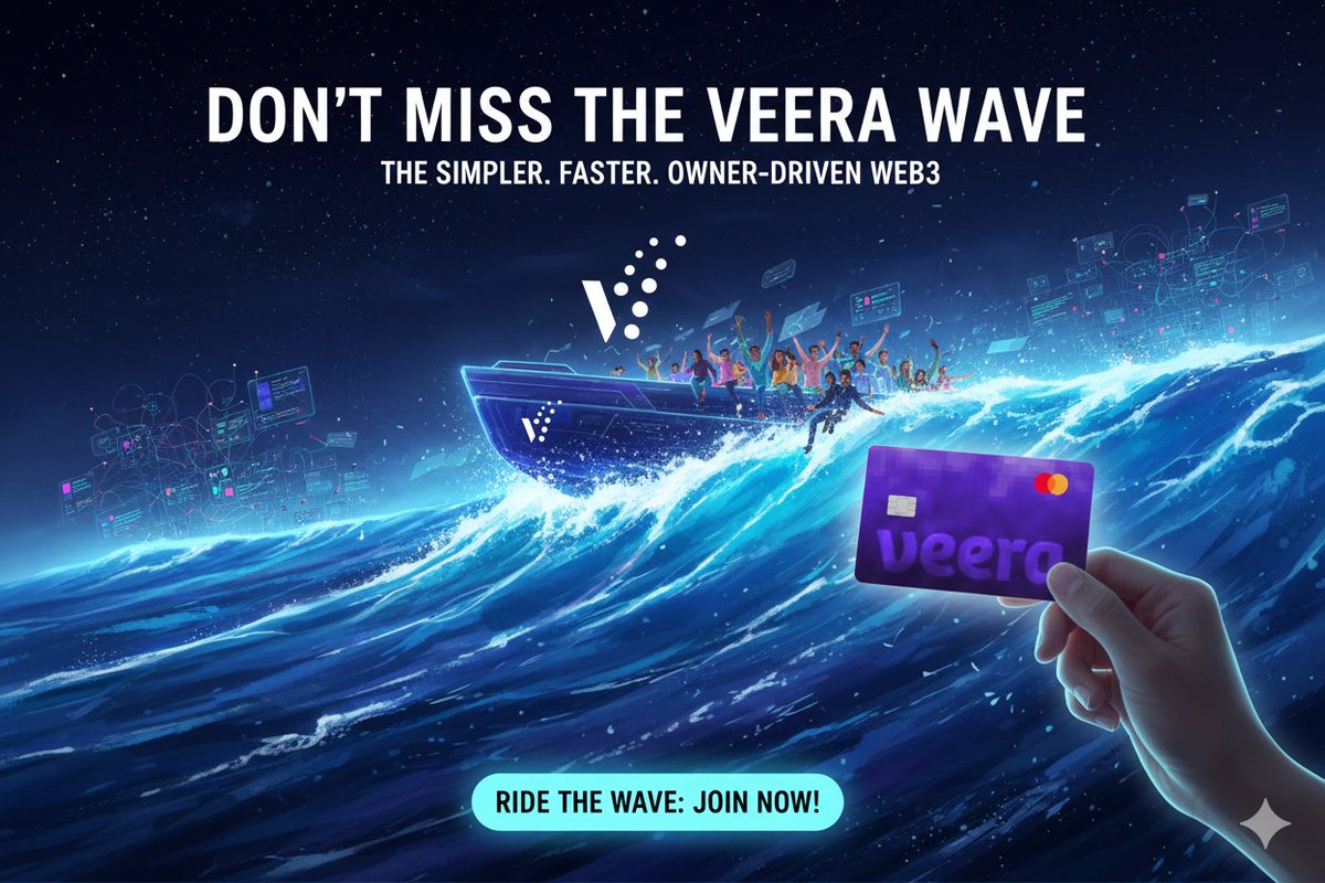 If you miss <a href="/On_Veera/">Veera</a> now…
you’ll hear it all over Web3 in the coming months.

With its bold goal, #Veera makes participating in Web3 as simple as:
surfing the web every day.
No more complicated wallets.
No more apps on top of apps.
No more technical barriers.

The project is