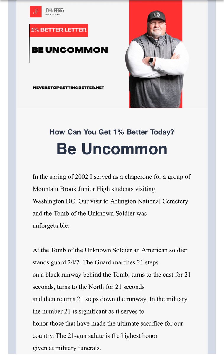 jperry_nixa's tweet image. Free Newsletter!! Sign up at 
…topgettingbetter.us22.list-manage.com/track/click?u=…
This week we have @YeagerSpartanFB bringing us our story! It’s fantastic! Don’t miss it! #UNCOMMON