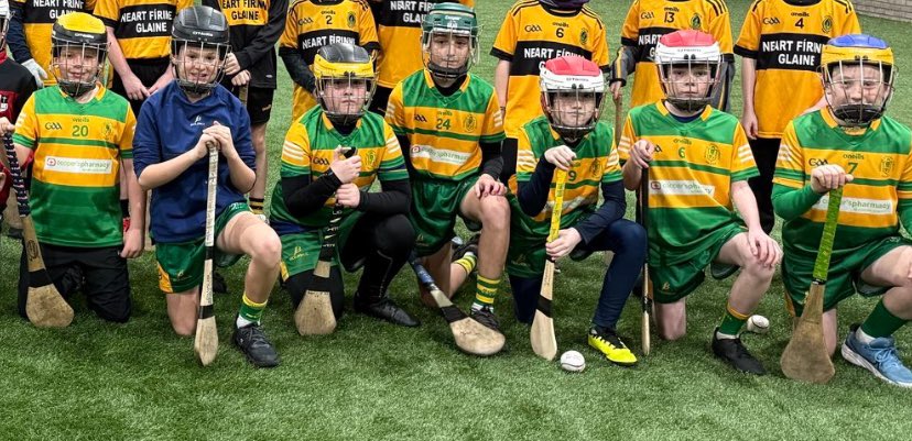 Comhghairdeas leis an 2 fhoireann s’againn a bhain na cluichí ceannais amach! Well done to our 2 teams who have both qualified for the indoor airborne and ground hurling finals tomorrow at the Blacks Road Dome and <a href="/naomheoinclg/">Naomh Eoin CLG</a> venues! Go n-éirí libh a bhuachaillí!