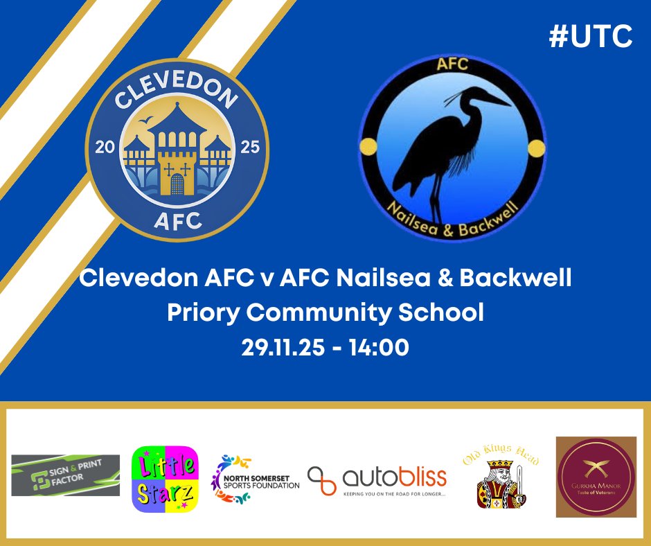 ClevedonAFC's tweet image. Both teams at home this weekend with our 1st team hosting Watchet Town and our reserves hosting AFC Nailsea &amp;amp; Backwell 

We are also collecting selection boxes for WsM Foodbank  and we would love it if our supporters could also donate. Collections are happening at both fixtures.