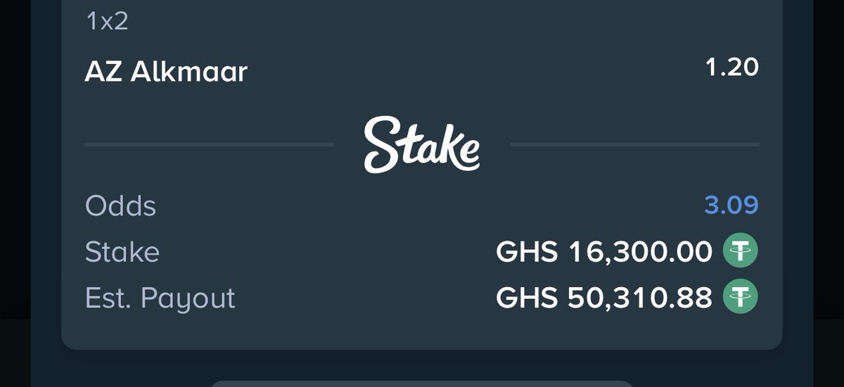 GhanamanTips's tweet image. 2,000ghs to 50,000ghs with Football⚽️⚽️

Ticket 1 - stake.com/sports/home?ii…

Ticket 2 - stake.com/sports/home?be…

Register A Stake Account Here for free $100 bonus - stake.com/?offer=investo…