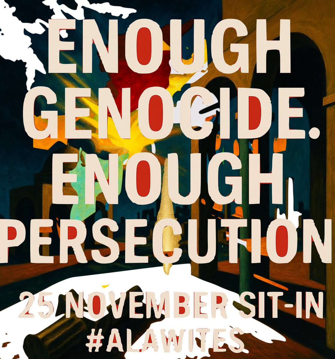 nscpnm's tweet image. ✨Alawite Action to Stop the Killing✨
               💫Novembre 25,2025 💫
                ✨الحراك العلوي المبارك✨
#StopAlawiteGenocideInSyria 
#الساحل_العلوي 
#الانتفاضة_العلوية_السلمية
#الجولاني_سفاح_سوريا 
#العلويون_سرد_لم_يكتمل 
#الشيخ_غزال_غزال_يمثلني