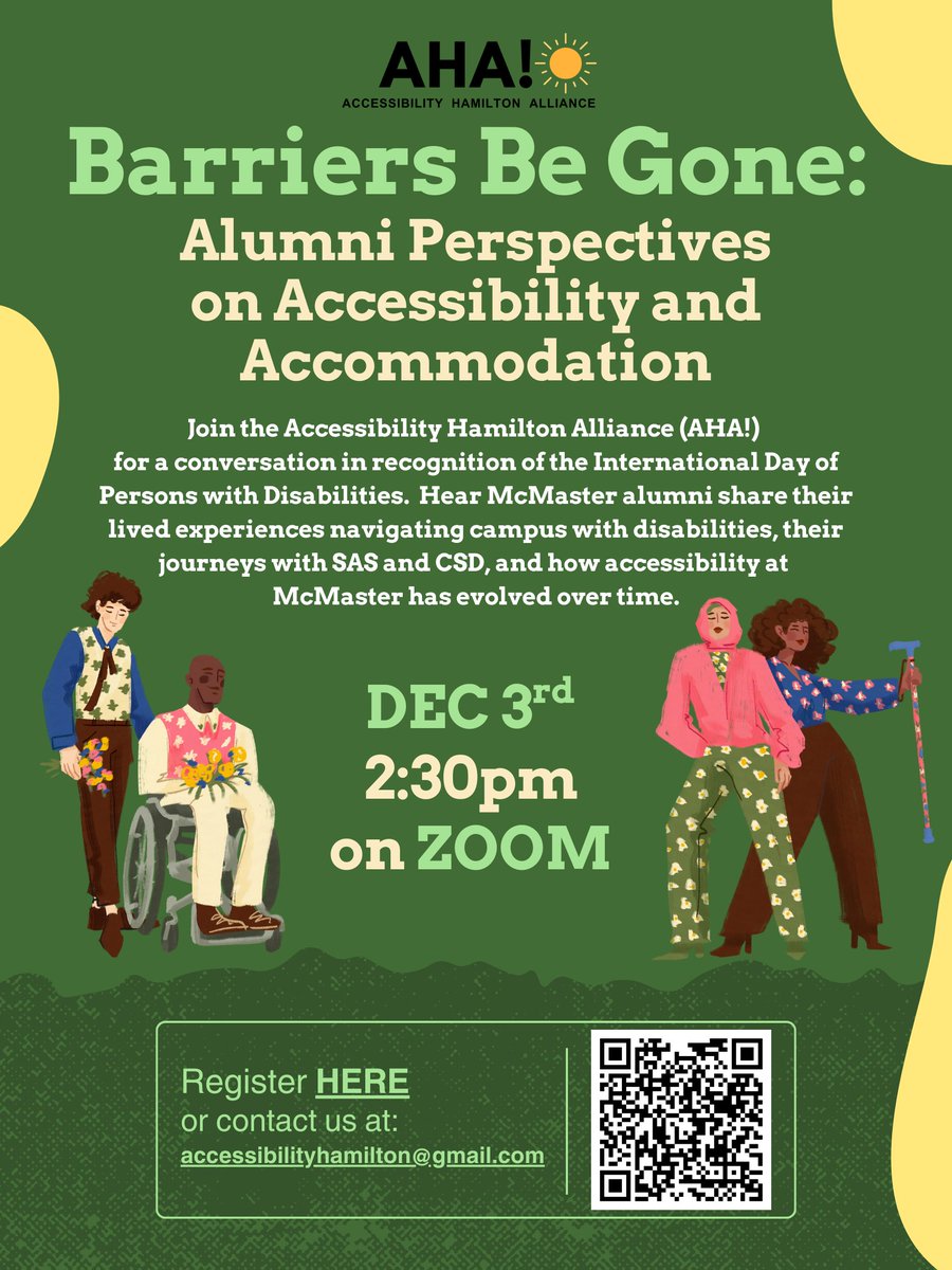 Accessibility Hamilton Alliance tweet media