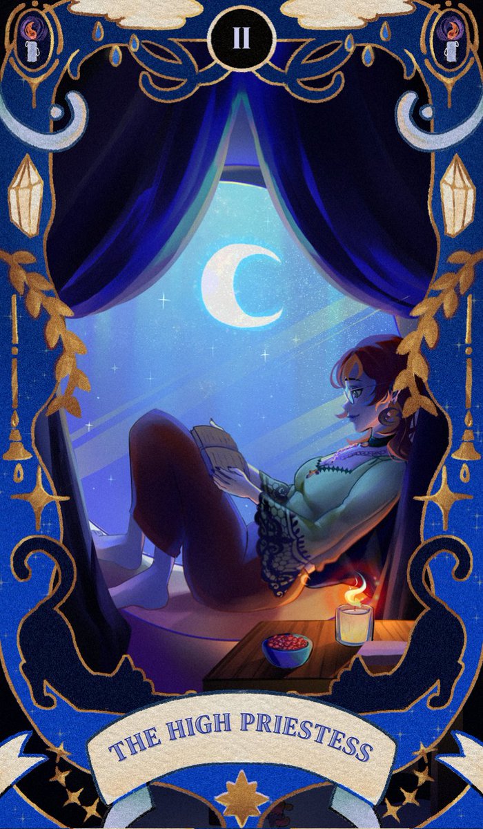 #tarot The High Priestess🌙