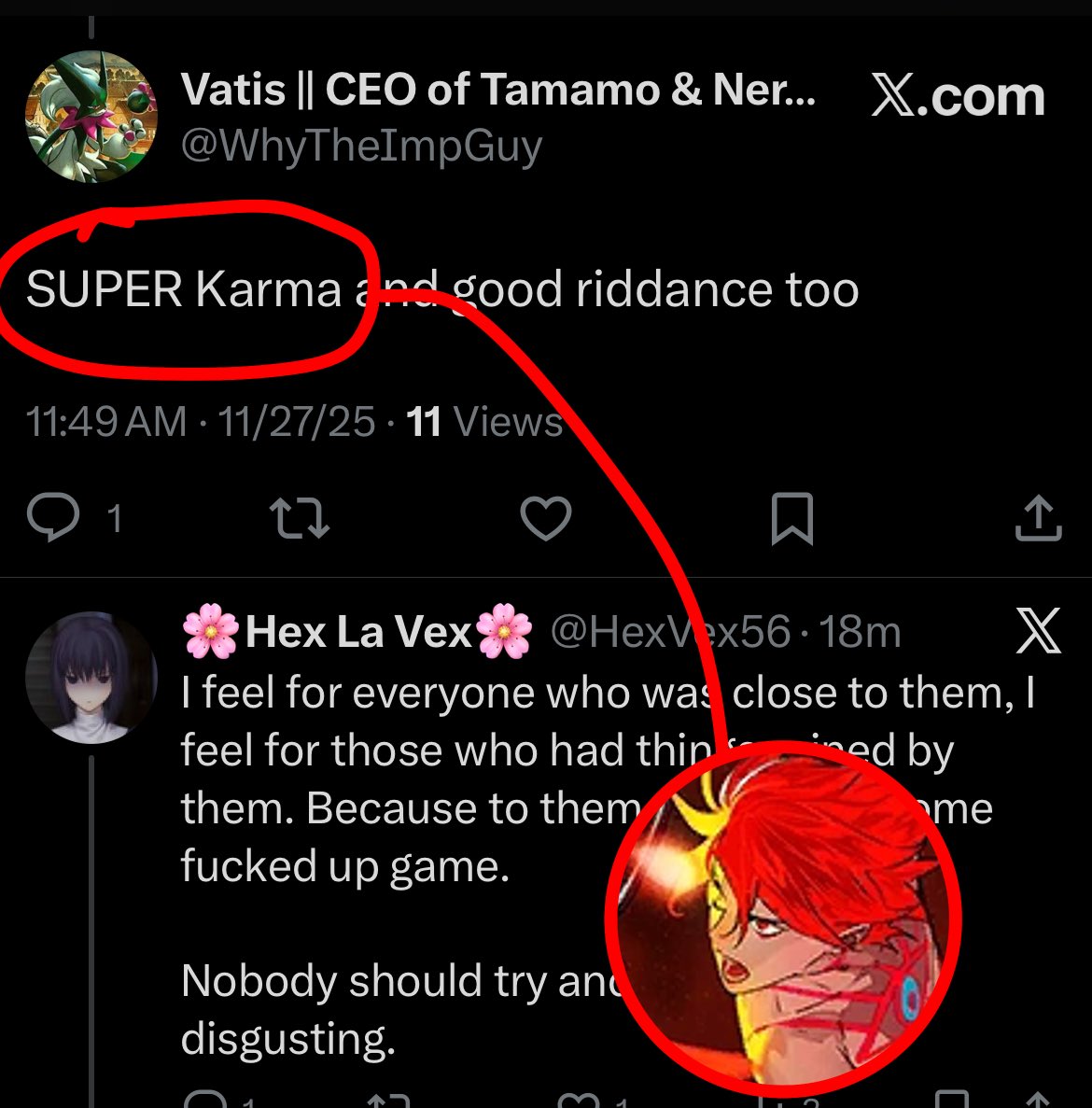 <a href="/WhyTheImpGuy/">Vatis || CEO of Tamamo & Nero #BBChannel</a> <a href="/HexVex56/">🌸Hex La Vex🌸</a>