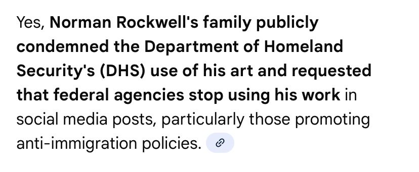 <a href="/GOP/">GOP</a> So now the whole GOP disrespects the wishes of the Rockwell family? And then makes it worse by plagiarism in putting Trump into the painting?