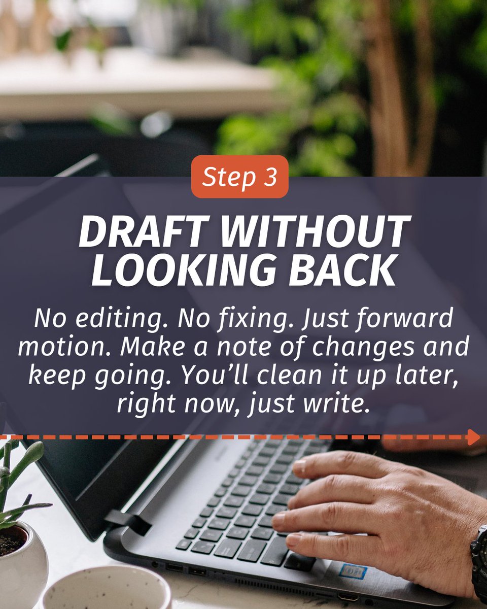If you're fast drafting this month, here are two philosophies to remember to keep you moving forward, instead of backward.

For more tips, download our Fast Drafting Starter Kit! It's packed full of tips to get you to write your novel, fast.

Download it here (for free!):