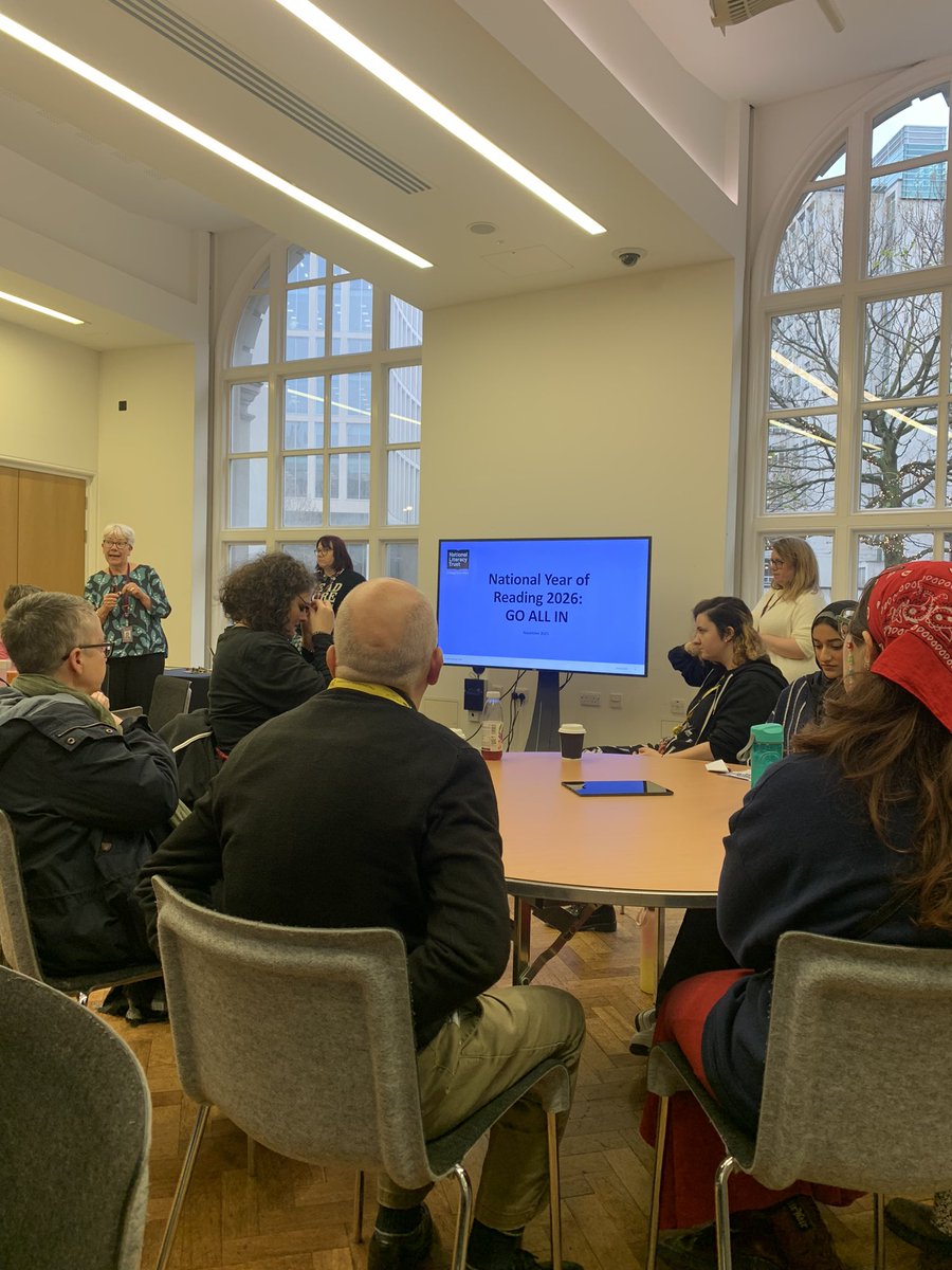 MancLibraries's tweet image. Great @MancLibraries staff conference this morning with some great discussions including #NationalYearOfReading #GoAllIn . Thank you to @LordMayorOfMcr @AnnetteWright for attending and your kind words of support