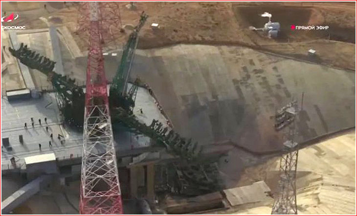 RussianSpaceWeb's tweet image. We will track all the developments on the Soyuz launch pad collapse and potential corrective measures here: russianspaceweb.com/baikonur_r7_31…