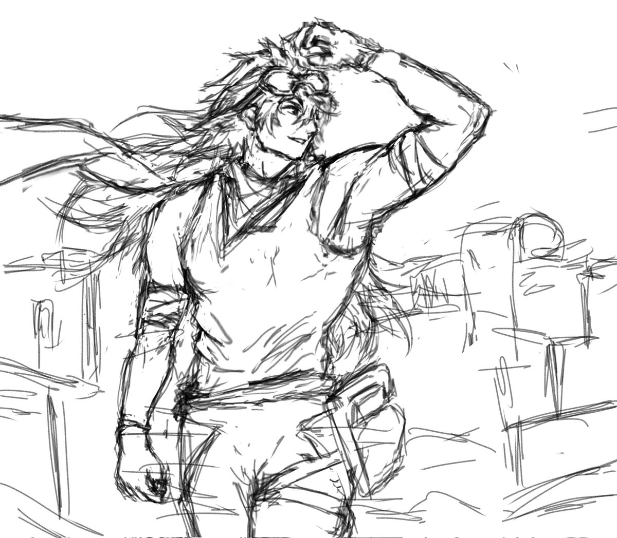 yyyuppping's tweet image. #白夜极光 #巴顿 
draft