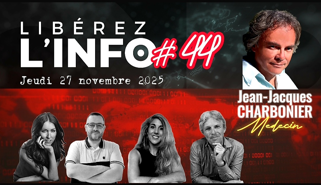 🔴 LIBÉREZ L'INFO #44 
Avec <a href="/JeanCharbonier/">Charbonier Jean-Jacques</a>, médecin réanimateur anesthésiste, spécialiste des EMI. 
Avec <a href="/FrammeryChloe/">Chloé Frammery</a>, <a href="/LLP_Le_Vrai/">Salim Laïbi - LLP</a>, Jean-Jacques Crèvecoeur et moi-même!
C'est ce jeudi 27 novembre à 20h (Europe) &amp; 14h (Québec).

À VOIR ICI sur X ou sur: youtube.com/@AmeliePaulTV