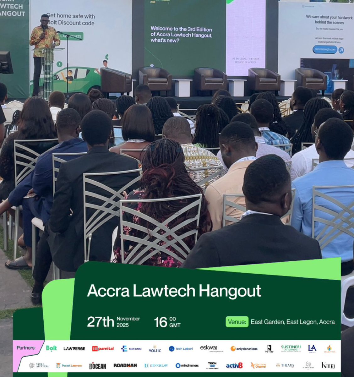Legaltec_lounge's tweet image. We are now underway #AccraLawtechHangout2025 #LTL #Legaltech