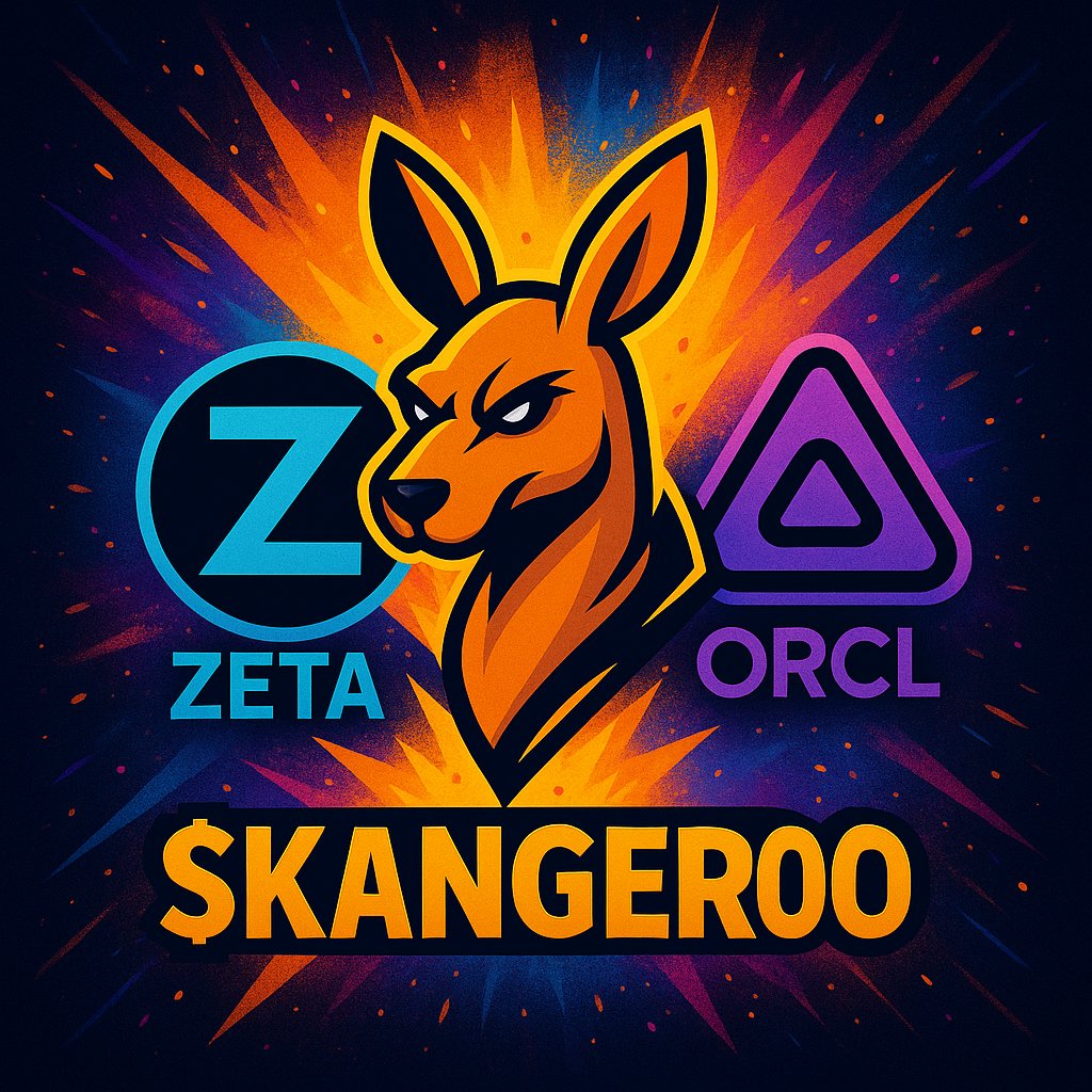 kangeroocoin's tweet photo. Breaking: $KANGEROO meets the big leagues. With the upcoming vibe around $ZETA &amp; $ORCL, KangerooCoin is ready to hop right through the noise. Watch this space this kangeroo doesn’t box, it leaps. 🦘 https://t.co/gOFZhmvTKt