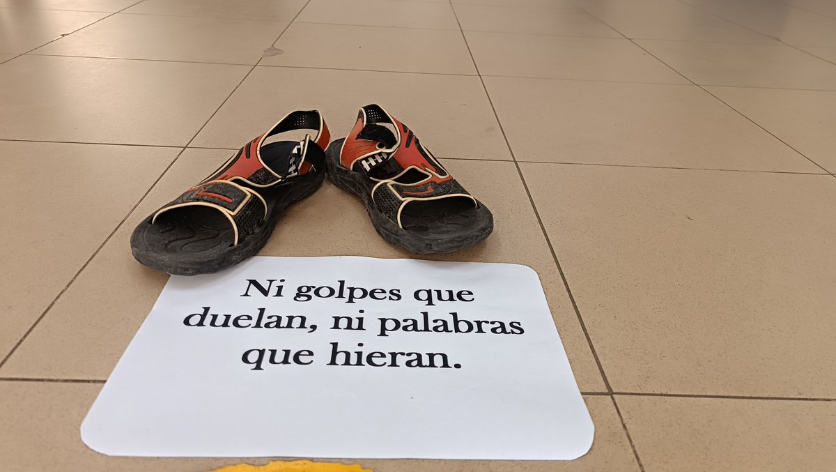 Hoy el hospital realizó un homenaje a las mujeres que perdieron la vida a causa de la violencia de género, como acto simbólico en los pasillos se colocó calzado y rosas rojas en su memoria. Además, se expusieron frases de reflexión para evitar la violencia. #ElNuevoEcuador