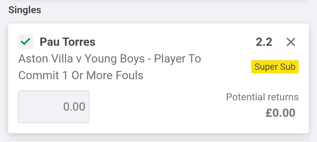 cashingpropss's tweet image. Aston Villa vs Young Boys 

Found some nutty value on this play

Pau Torres 1+ Foul committed @ 2.2
Pau Torres 2+ Fouls committed @ 8
Pau Torres 3+ Fouls committed @ 41

Torres is facing Sergio Cordova tonight who is an absolute monster for drawing fouls averaging 2.06 per 90…