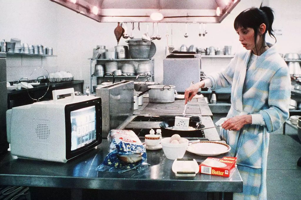 Thanksgiving mood 🍽 (Shelley Duvall as Wendy Torrance in The Shining, 1980)