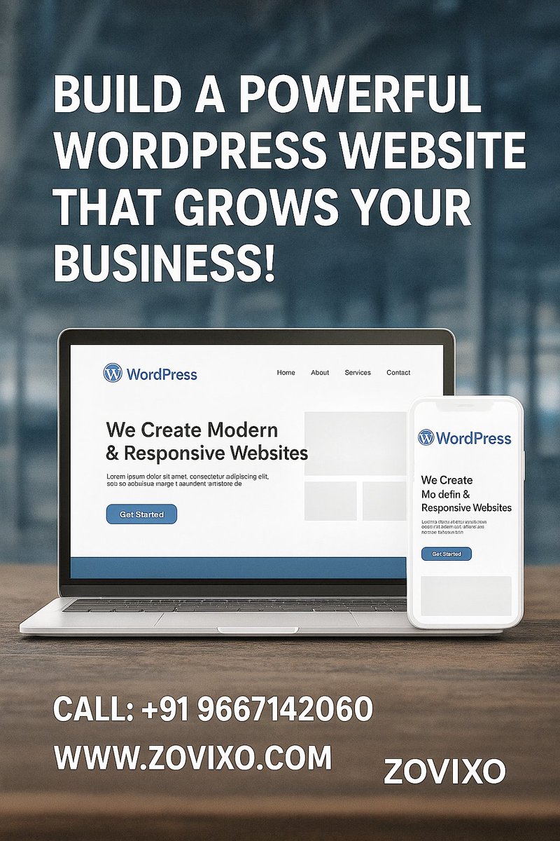 zovixo's tweet image. 🚀 Build a Powerful WordPress Website That Grows Your Business!

📞 Call: +91 9667142060
🌐 Visit: zovixo.com

#WordPressDesign #WebDesignAgency #WebsiteDesigner #BusinessWebsite #WordPressExperts #SmallBusinessSupport #DigitalBranding #WebDevelopmentServices
