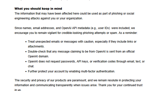 ChatGPT has been hacked - Third-party security incident - More details 
openai.com/index/mixpanel…