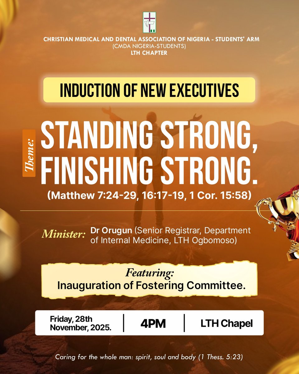 Year after year, the LORD graciously blesses us with anointed men and women who tirelessly labor to advance the Vision of the House. Their sacrifices, prayers, and steadfast service have kept the fire burning in our midst.

Join us today as we welcome the next set of leaders.