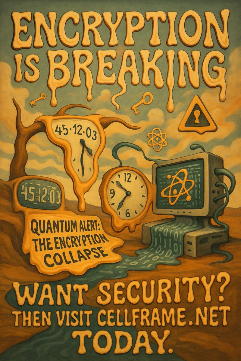 QuantumAltcoin's tweet image. The clock is ticking. #Quantum attacks on #crypto are near. Protect your data with @cellframenet zero-layer scalability, interoperability and quantum safety in one ecosystem. $CELL is built for the future, not the past. DYOR and catch the quantum wave before it wipes others out💥