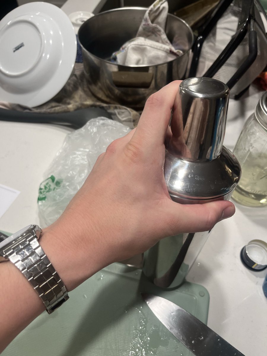 SWockhardt's tweet image. Happy thanksgiving to everyone EXCEPT ‘joined 2024’ burners. Personal French 75 shaker incoming. Up next: asking my uncle about Isreal - Palestine. #tapin