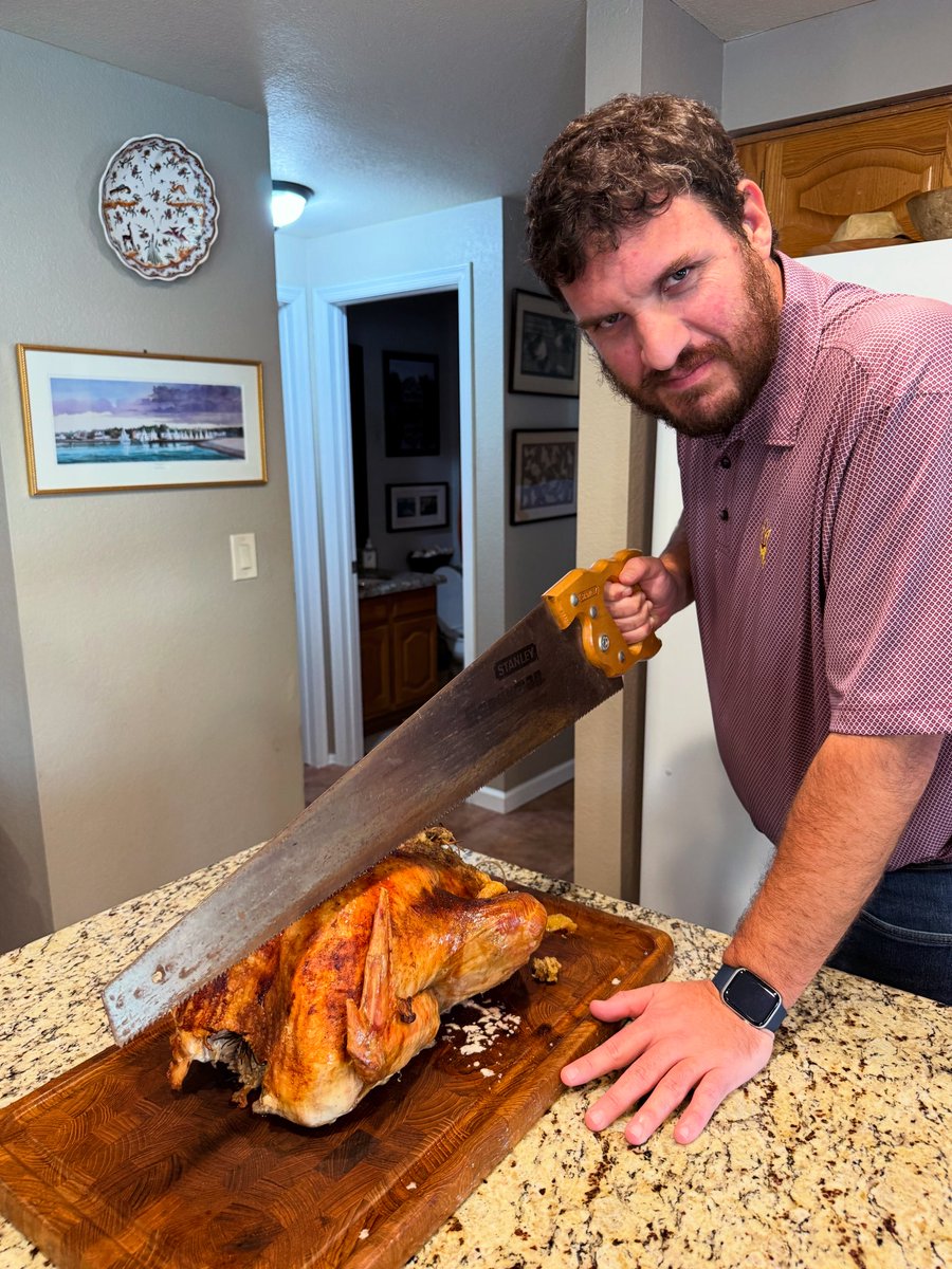 Happy Thanksgiving! Make sure you carve your turkey safely!