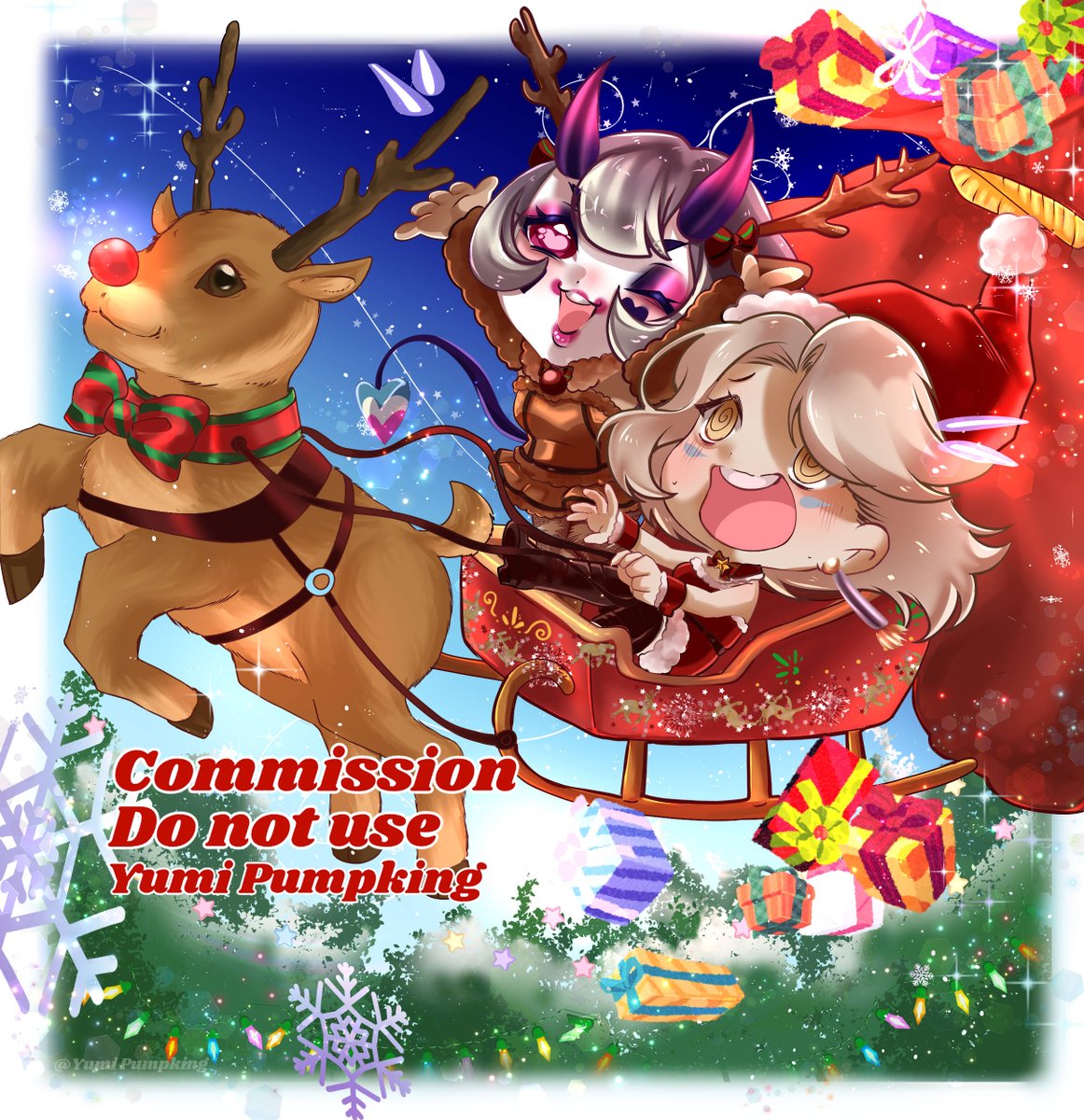YumiPumpking's tweet image. 🎄YCH MerryXmas Finished! thxx⊹˚. ♡.𖥔 ݁ ˖⊹˚. ♡.𖥔 ݁ ˖  

 #Commission #commissionsopen