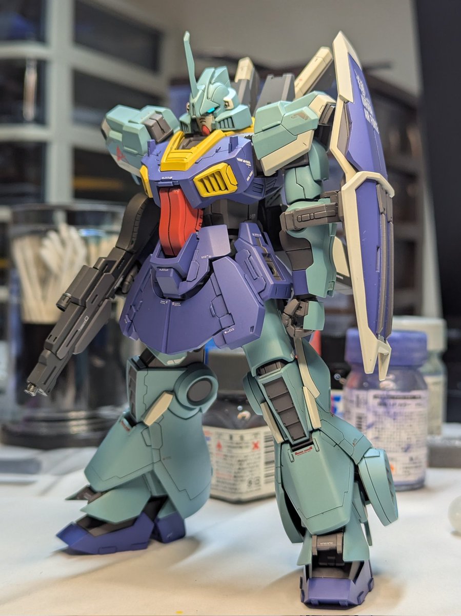 ディジェ進捗
シールドの腕への取り付け基部の変更でシールド組める様になりました...
( ꒪ͧд꒪ͧ)