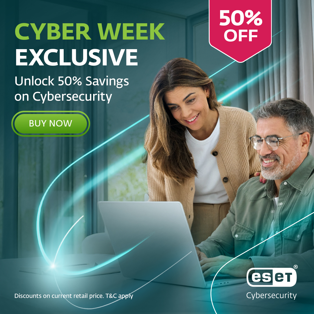 ESET's tweet image. 🛡️ Our Biggest Sale of the Year—50% Off ESET Protection 🛡️

Get advanced security that works behind the scenes—no slowdowns, just worry-free protection.

Available on Windows, macOS, and Android devices.

Claim 50% Off: bit.ly/4i7pesQ
